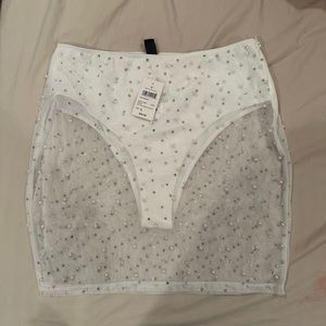 Windsor ivory beaded bikini bottom - swimsuit